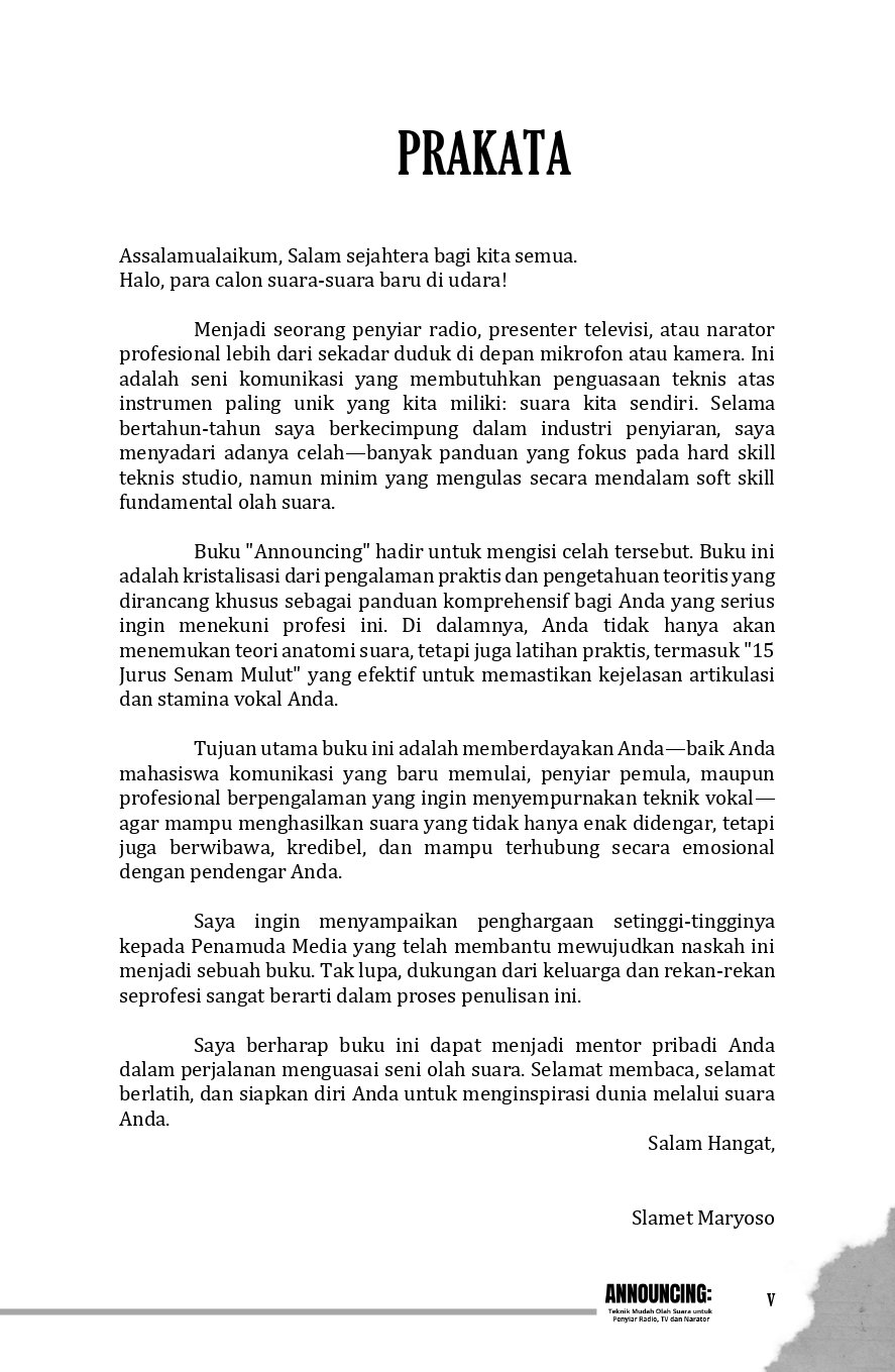 ANNOUNCING Teknik Mudah Olah Suara untuk Penyiar Radio, TV dan Narator - Image 4