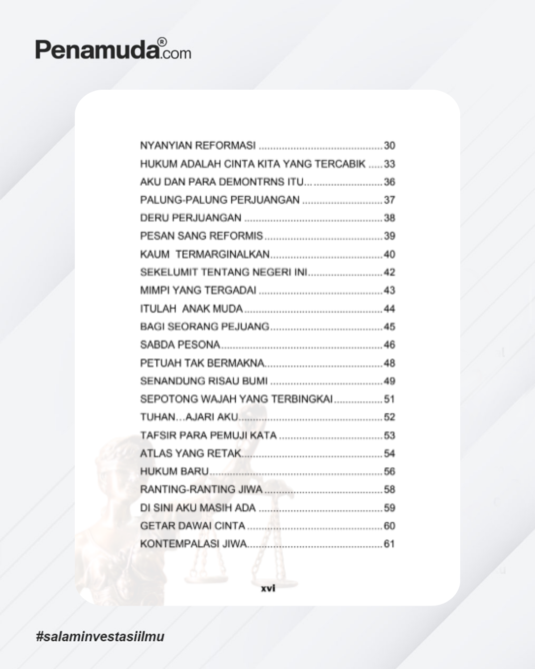 Kumpulan Puisi DI ATAS TITIAN REFORMASI Puisi Tentang Perjuangan, Keadilan dan Harapan Untuk Negeri - Image 7
