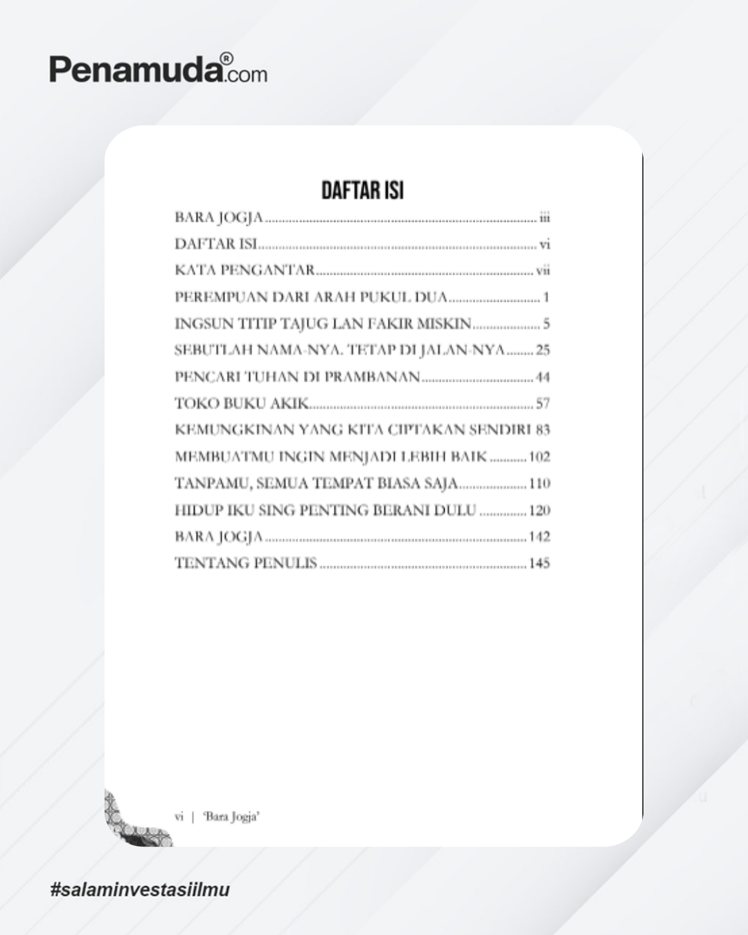 BARA JOGJA Sebuah Novel Tentang Keberanian Kecil Untuk Menjalani Hidup - Image 5