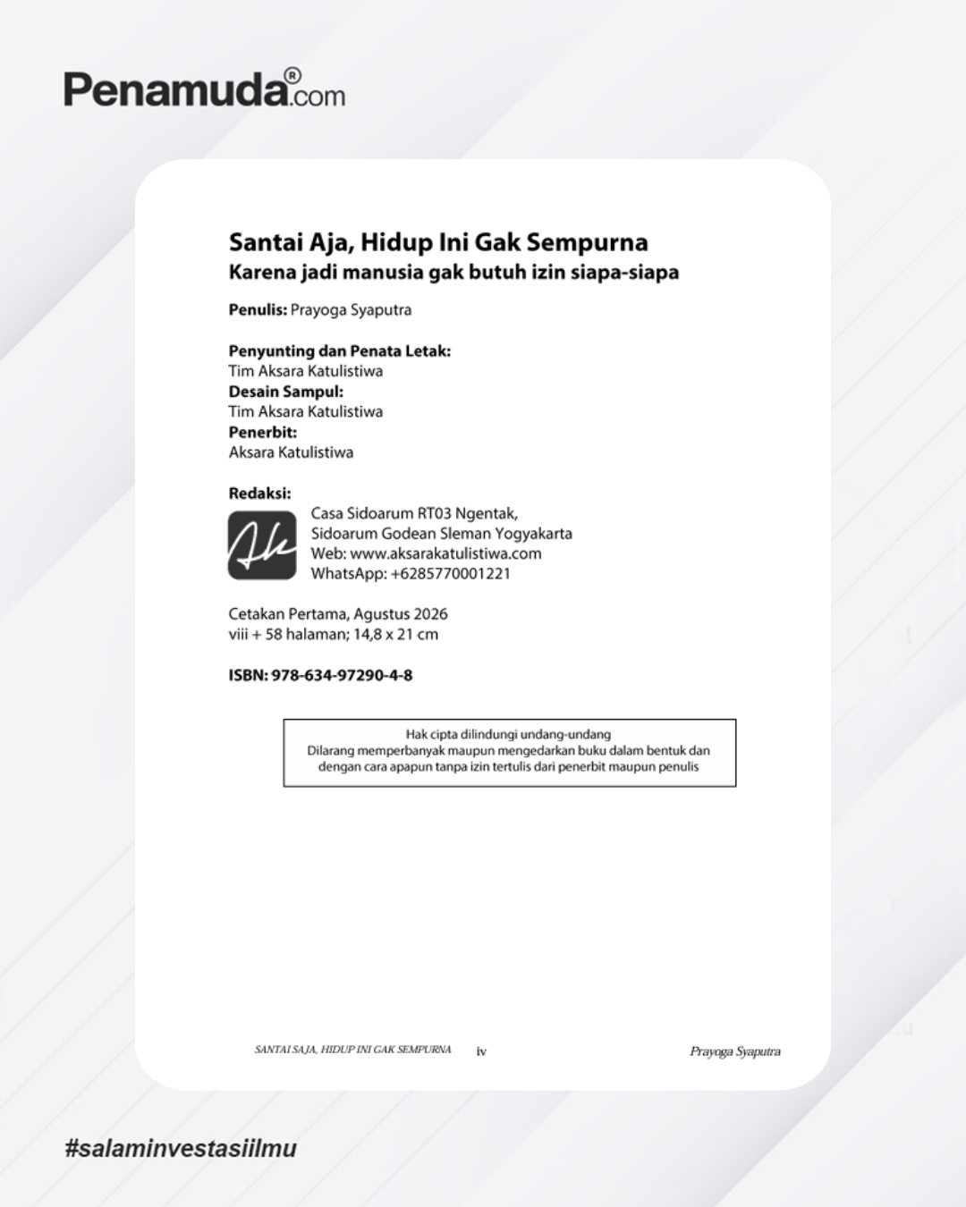 SANTAI AJA, HIDUP INI GAK SEMPURNA : Karena jadi manusia gak butuh izin siapa-siapa - Image 3