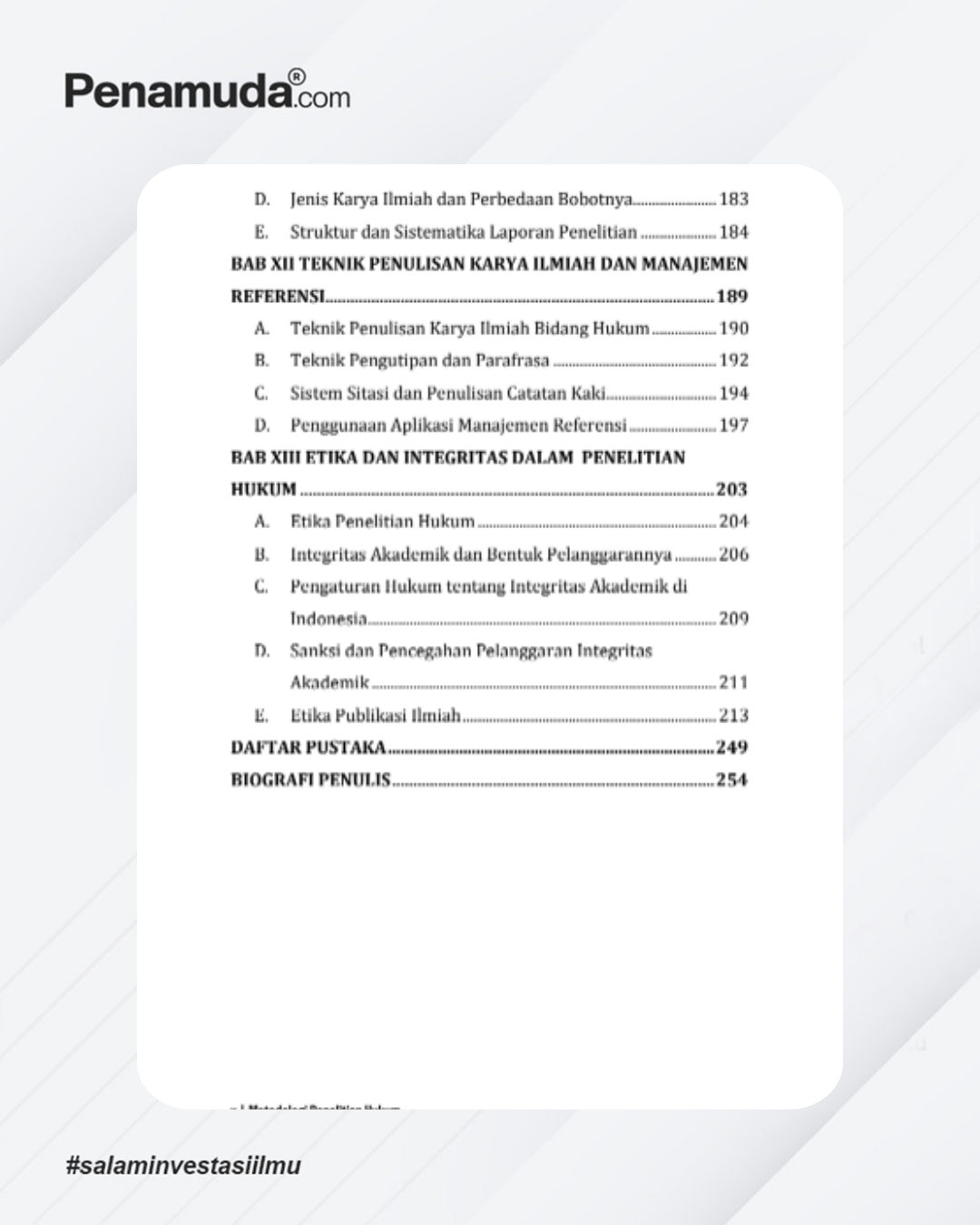 METODOLOGI PENELITIAN HUKUM KONSEP, PENDEKATAN, TEKNIK, DAN PENULISAN KARYA ILMIAH - Image 6